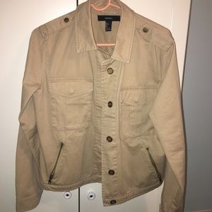 Forever 21 Tan Cargo Jacket
